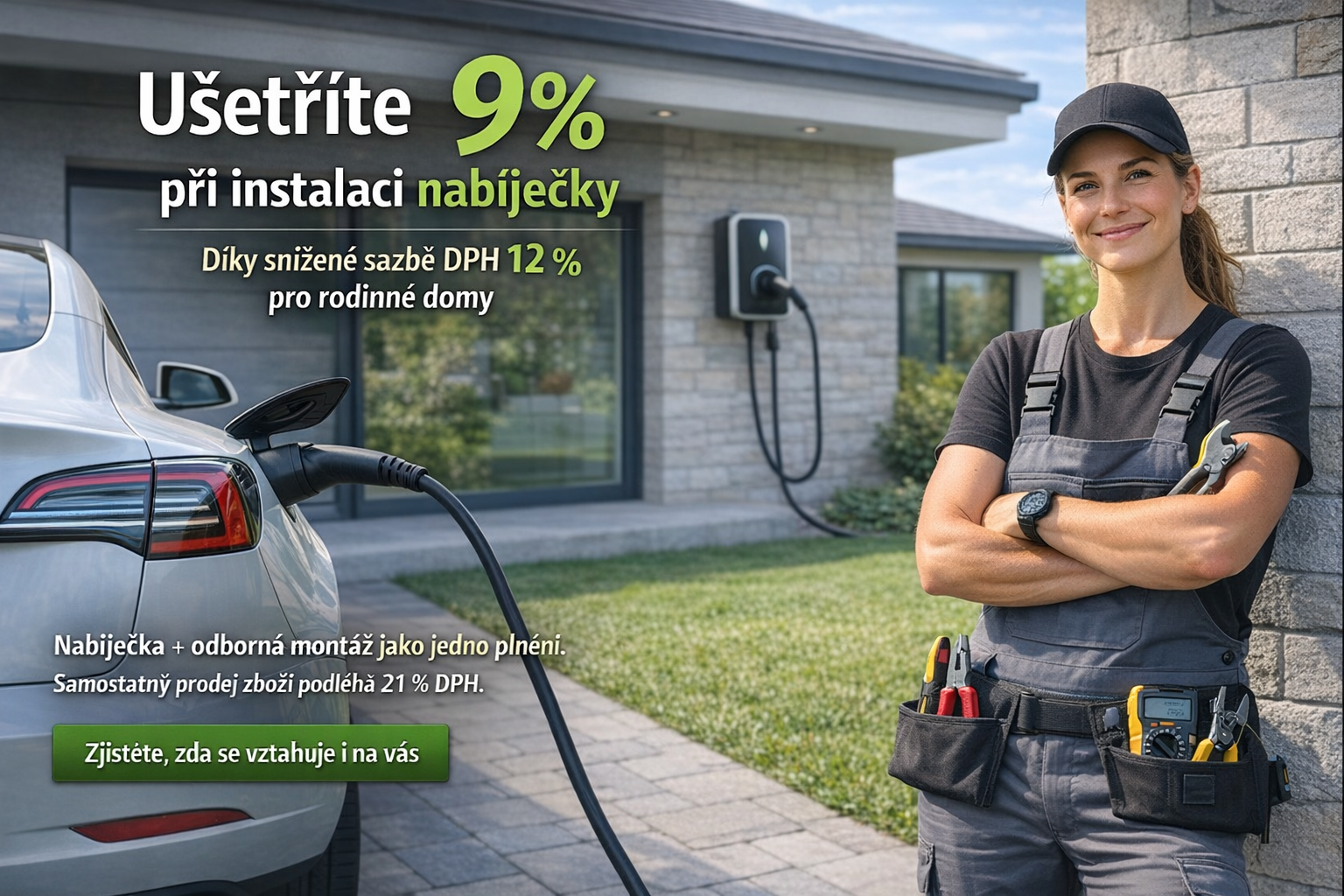 Ušetříte 9 % díky montáži