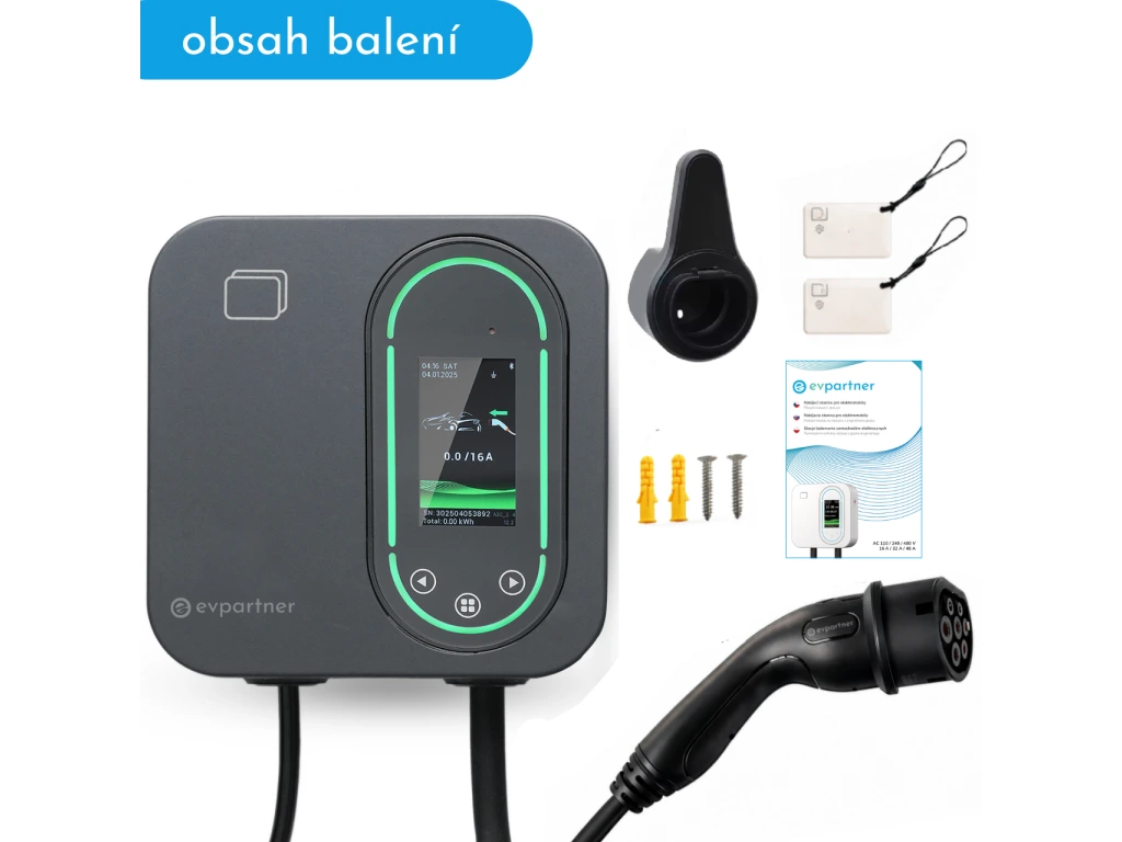 e-Vision Pro Max Wallbox 11 kW – chytrý wallbox s Wi-Fi, RFID a ...